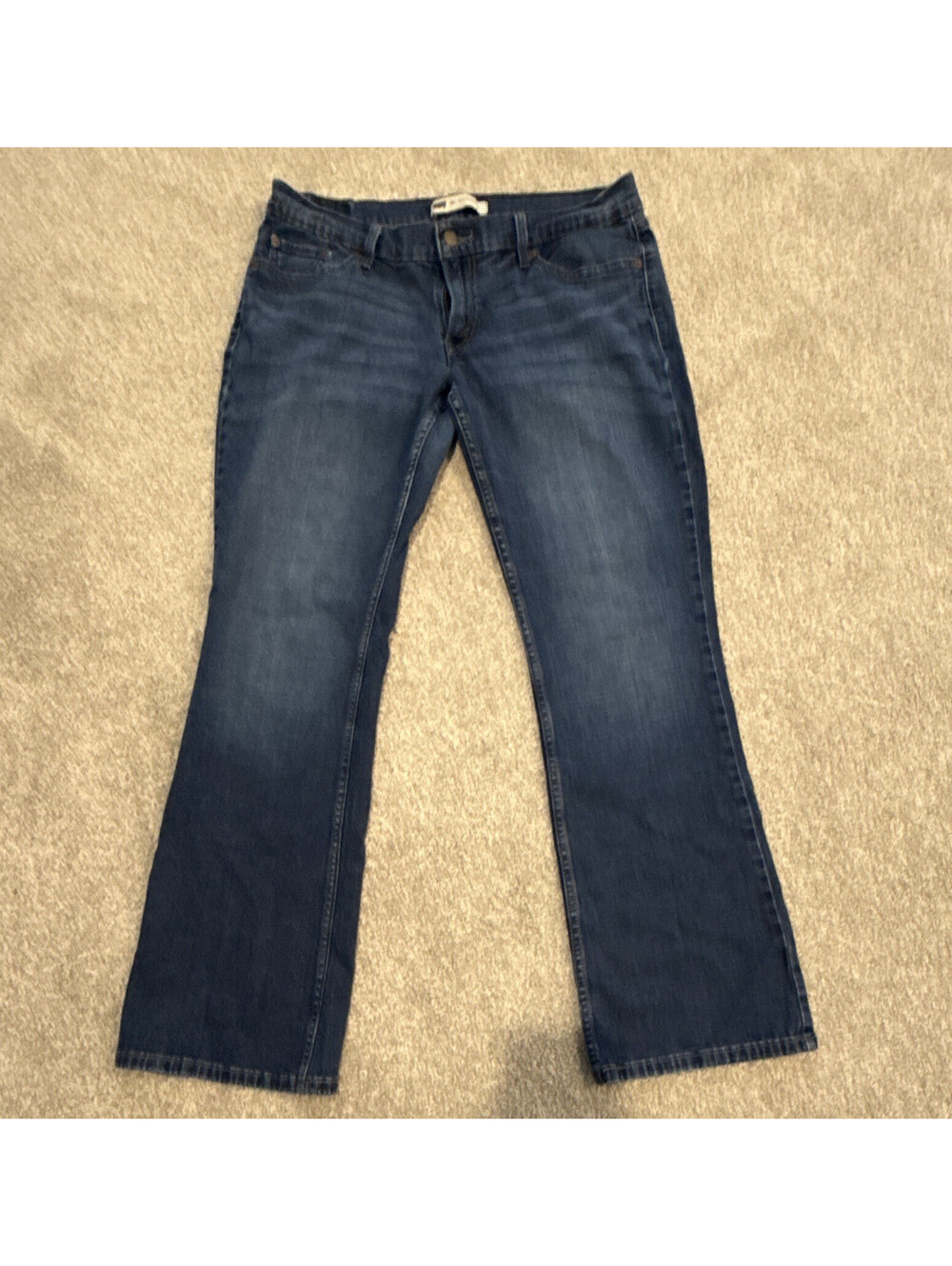 Levi's Women's Juniors Bootcut Blue Denim Jeans Low Rise Medium Wash Size 13M
